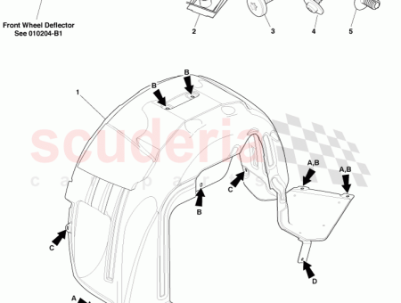 Photo of REAR WHEEL ARCH AD23 54279D22…