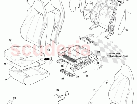 Photo of Panel Seat Back Extension Side Inboard LH CD33…