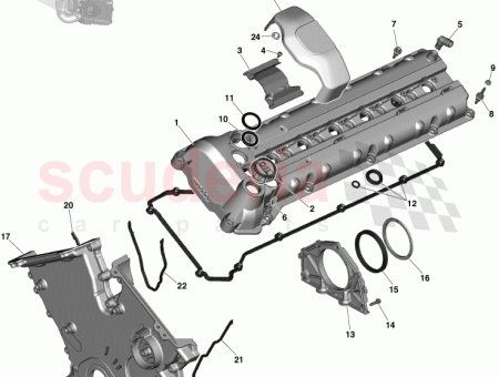 Photo of Cover Oil Control Valve Solenoid CD33 13C026…