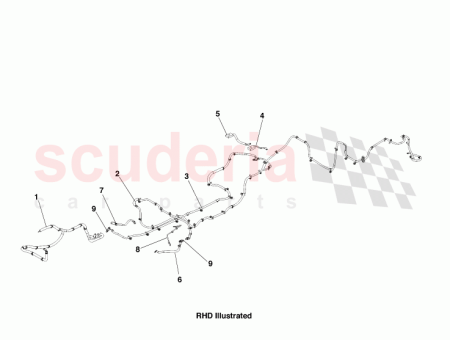 Photo of CABLE ASSY BDS TO BULKHEAD STUD CLEAN FEED…