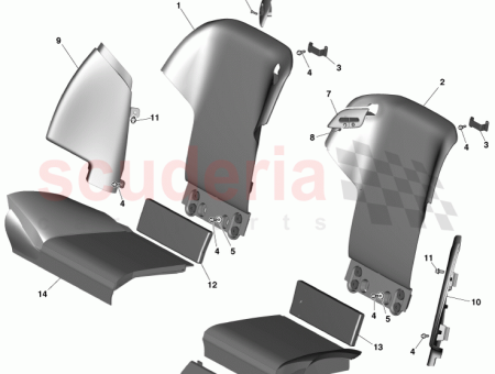 Photo of Bolster Panel Assy Rear Seat LH CD33 60595…