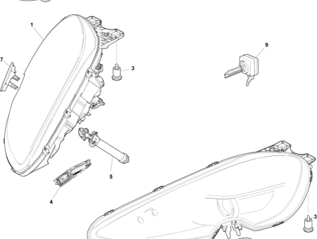 Photo of HEADLAMP ASS RH LHD AD43 13W029…