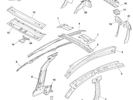 Photo of BRKT RR VIEW MIRR MT DD43 C17727…