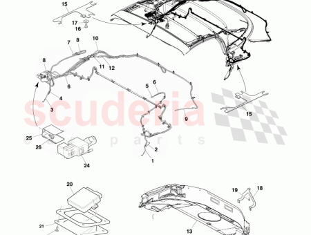 Photo of Bracket Carpet Tonneau interface 6G33 130B14…