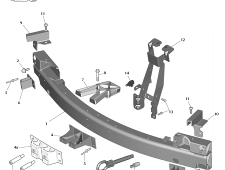 Photo of FRT BUMPER OVERRIDER DD43 17E952…