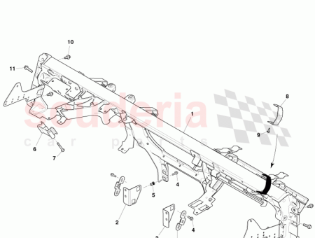 Photo of Bracket assy I Pnl to Cowl top…
