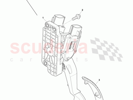 Photo of THROTTLE ACTUATOR PEDAL SILVER FG33 9F836…