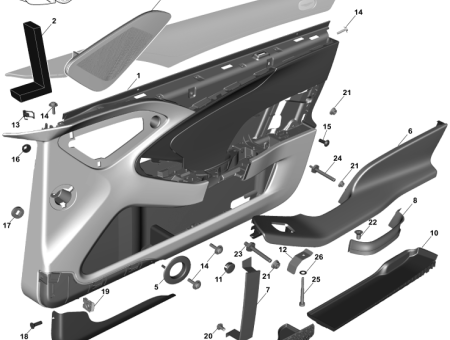 Photo of DOOR ASSY TRIM LH FD33 20161…