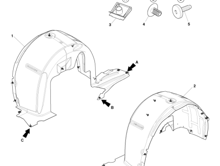 Photo of RR W ARCH LINER LH CG43 54279D23…