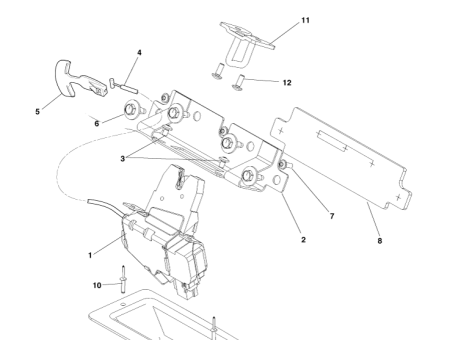Photo of LATCH ASSY BOOTLID 4G43 67…