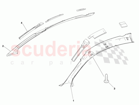 Photo of PANEL ASSEMBLY FRONTBODY PILLAR UPPER TRIM LH 4G43…