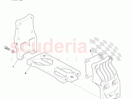 Photo of Bracket Transaxle Subframe LH 12023 13 1050…