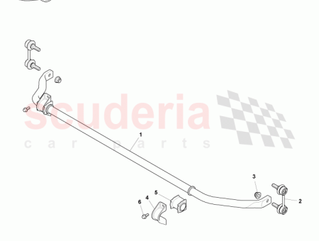 Photo of BUSH ANTI ROLL BAR FRONT AD43 5484…