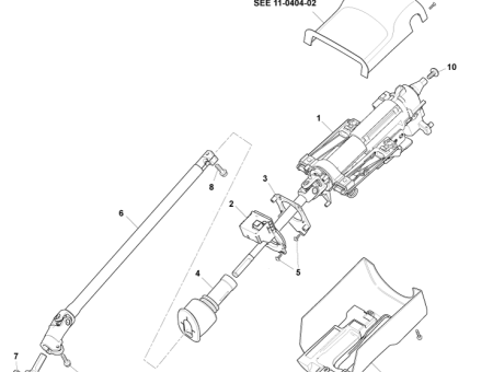 Photo of Column Assy Electric Steering 8D33 3C529…
