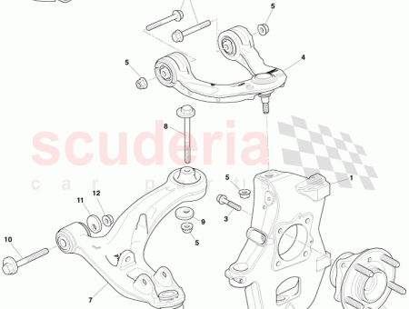 Photo of Arm Assy upper front suspension LH AY93 3091…