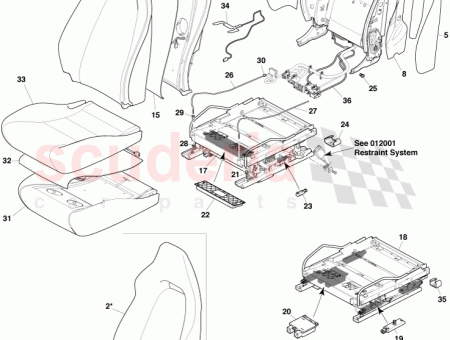 Photo of Sensor passenger belt reminder AD43 14C288…