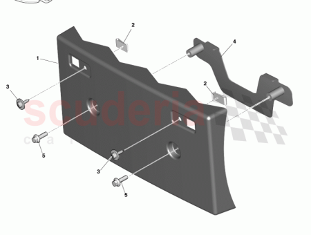 Photo of Number Plate Plinth Assy CY83 F17A385…