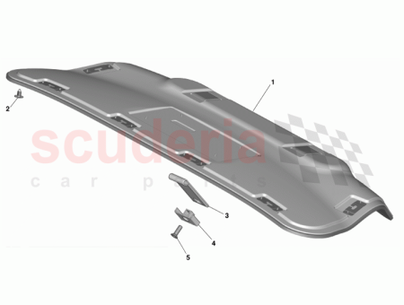 Photo of Bracket Pull Down Retention Luggage Compartment CD33 40168…