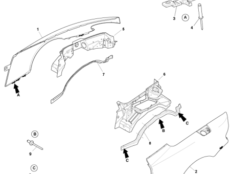 Photo of ASSY PANEL B SIDE LH CG43 L1876…