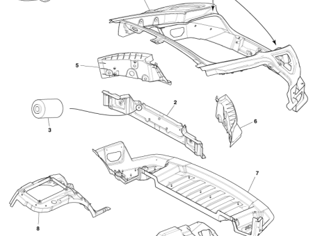 Photo of LAMP BUCKET LH AD43 F13B453…