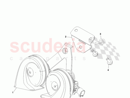 Photo of HORN ASSY MOUNTING PLATE 6G33 13A803…