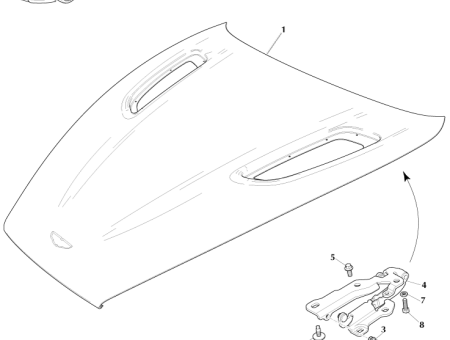 Photo of HOOD ASSY KD43 16612…