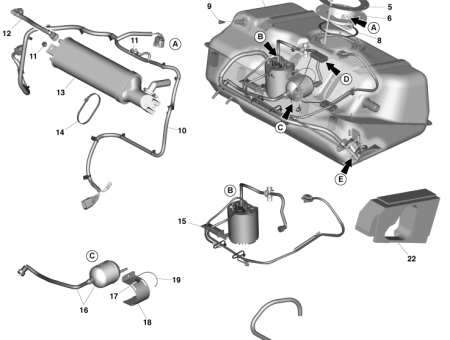 Photo of Tank and Canister Assy Fuel CD33 9C133…
