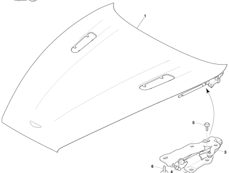 Photo of HOOD ASSY AD43 F16612…