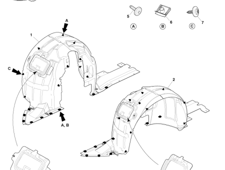 Photo of FRT WHL ARCH LINER L DD43 166563…