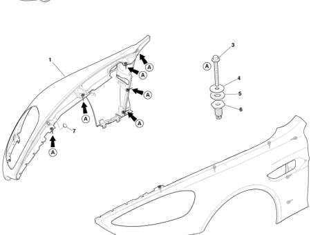 Photo of FRT FENDER ASSY RH AD43 F16005…