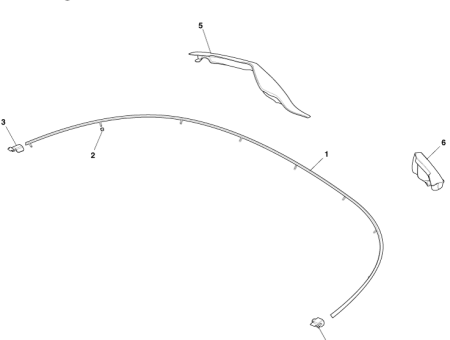 Photo of TONNEAU FIN SCALP 4G43 1228494…