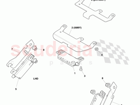 Photo of HEADER POD BRACKET 6G33 18C987…