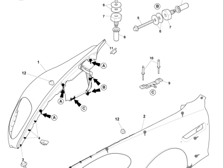 Photo of PNL ASY FRT FNDR LH 8D33 16006…