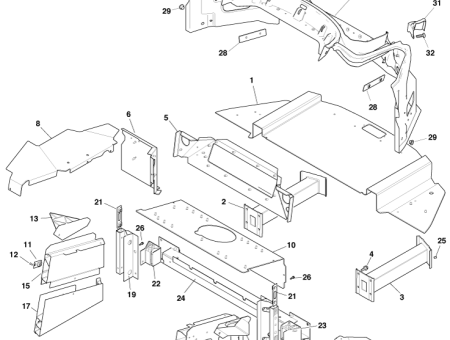 Photo of PNL FLOOR TRUNK BG43 47124…