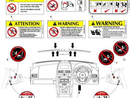 Photo of CHINA AIRBAG WARNING FG43 976114…