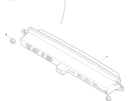 Photo of LAMP ASSY CHMSL 8D33 13N408…