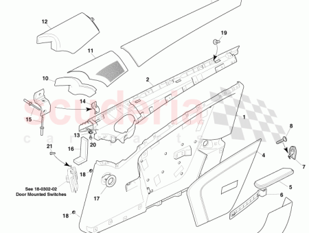 Photo of Trim Door Assy COMPLETE LH RHD No Top…