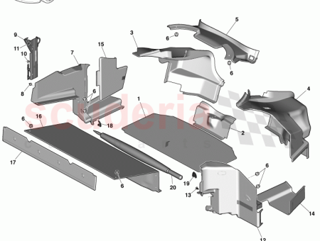 Photo of Carpet Assembly Side Panel Rear Upper RH CY83…