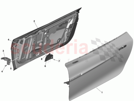 Photo of Door Assy Complete LH Volante ED33 20123…