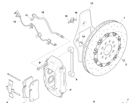 Photo of BR DISC PADS SET RR CD33 2D258…