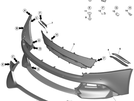 Photo of FRONT SPLITTER CBN CD33 17B968…