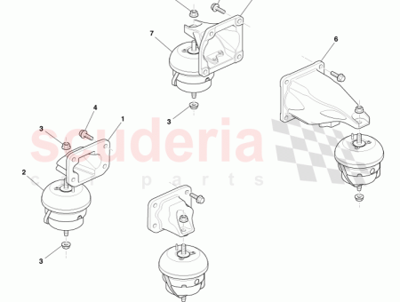 Photo of BRACKET ENGINE MOUNT RHS 4G43 6030…