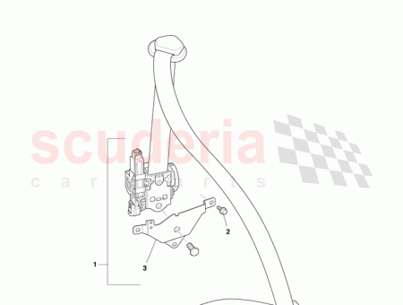 Photo of FRONT SEATBELT PASSENGER SILVER 8D33 611B69…