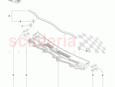 Photo of Louver Sub Assy Cowl Top Ventilator LHD 55708…