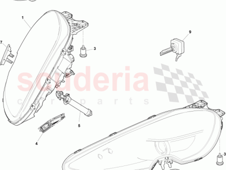 Photo of HEADLAMP ASS LH FED AD43 13W030…