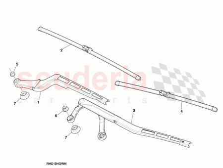 Photo of Arm Assy Wiper RHS LHD DG43 17526…