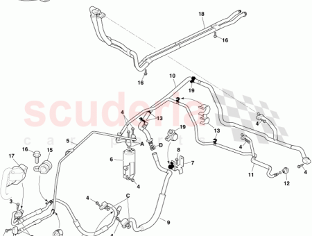 Photo of TUB ASY EVAP OUTLET RHD AD43 19A705…