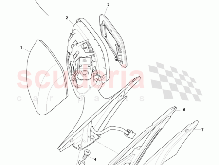 Photo of MIRROR HEAD ASSY FOR SERVICE AD33 17K06…