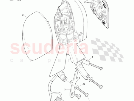 Photo of STRUT MIRROR RH AD43 27950…