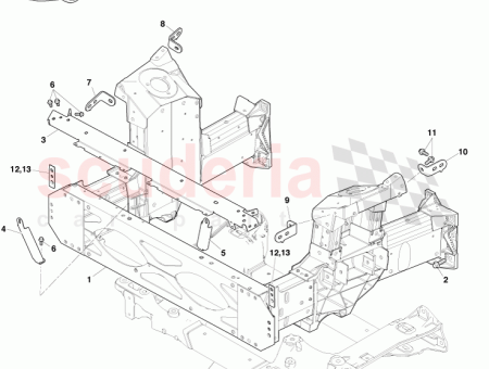 Photo of BRACKET FRONT SIDE MEMBER RH 6G33 130A32…